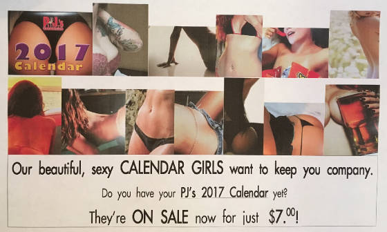 Don't miss out!  Get your 2017 PJ's Calendar while supplies last!